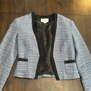 H & M Women's Black and White Tweed Jacket